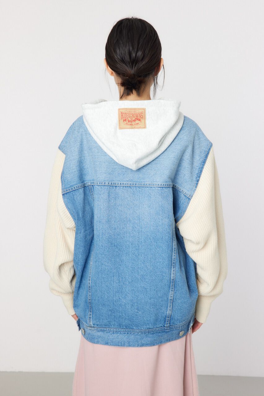 RODEO CROWNS「ニットドッキングデニムジャケット」|その他|