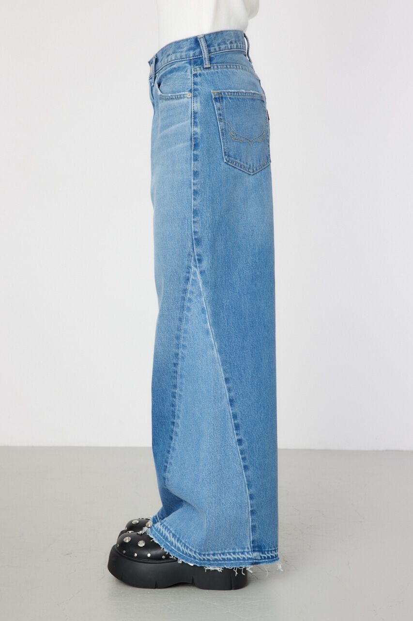 RODEO CROWNS「フレア バギーパンツ」|デニム|