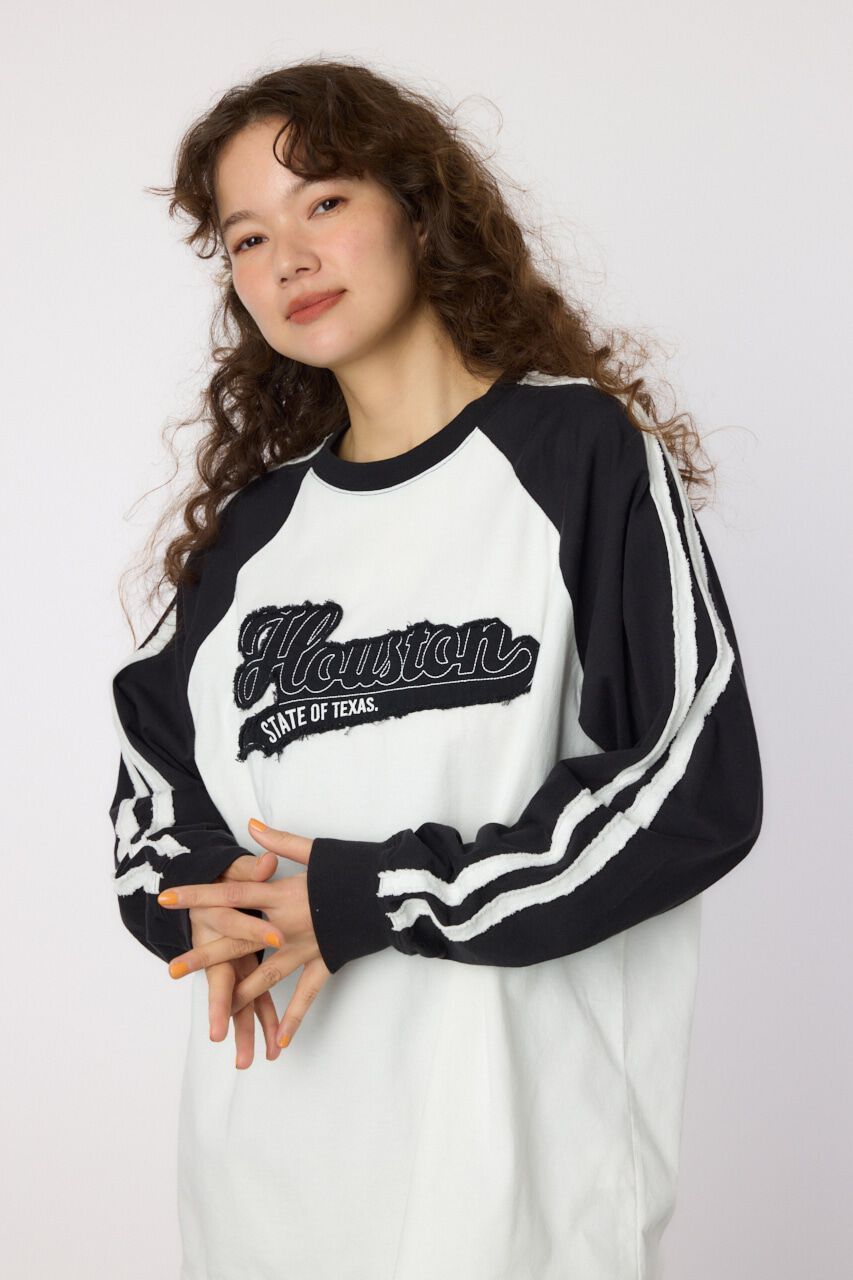 RODEO CROWNS「ラインHOUSTON ロングスリーブTシャツ」|Tシャツ・カットソー|