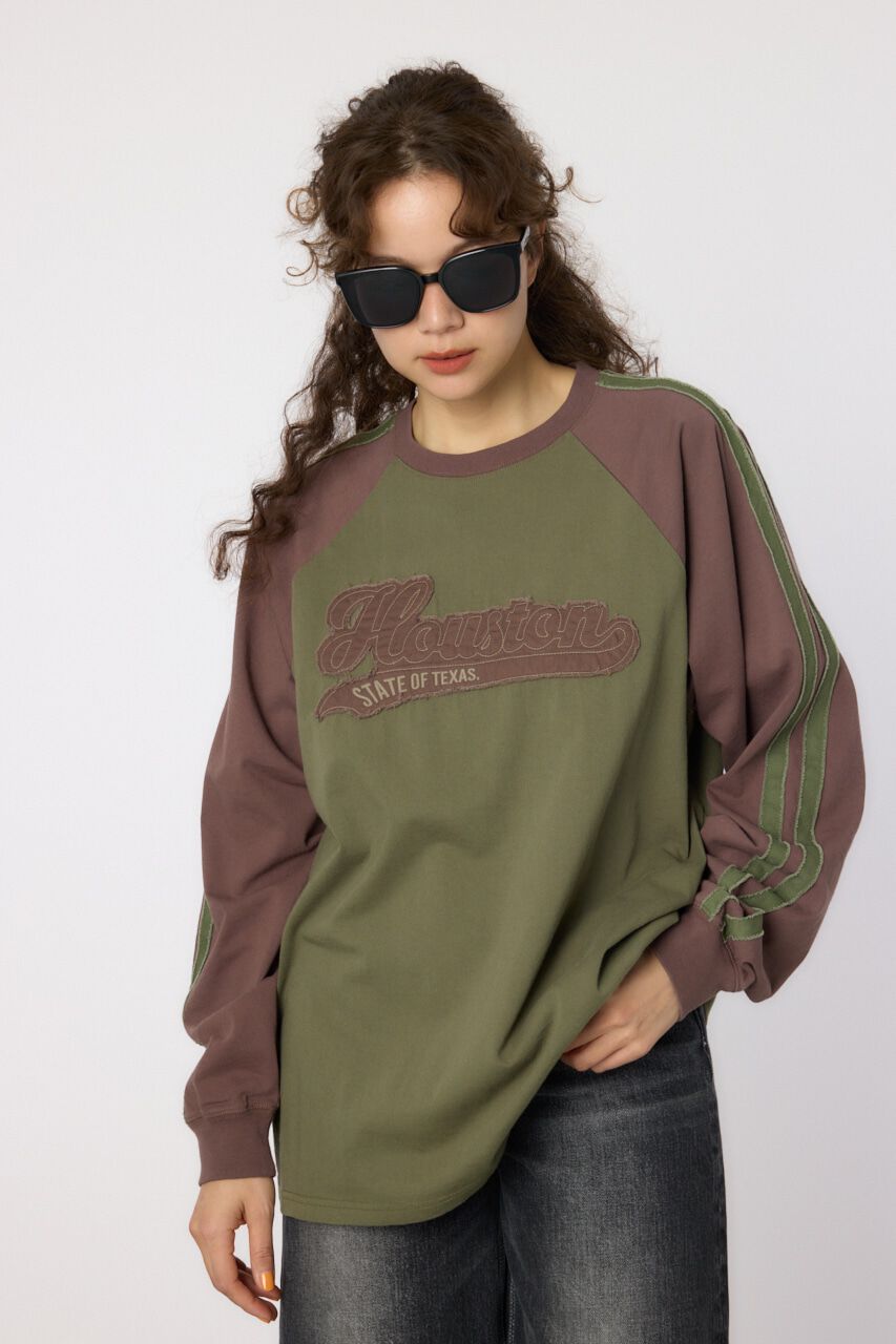 RODEO CROWNS「ラインHOUSTON ロングスリーブTシャツ」|Tシャツ・カットソー|