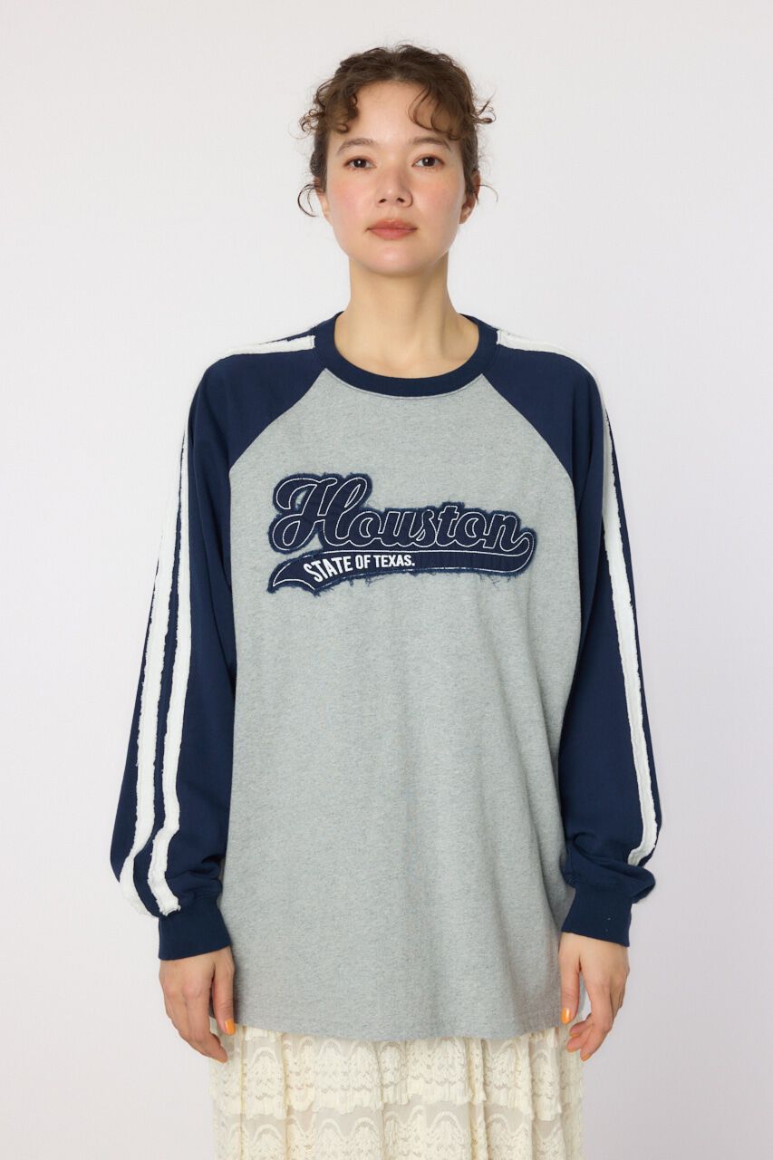 RODEO CROWNS「ラインHOUSTON ロングスリーブTシャツ」|Tシャツ・カットソー|