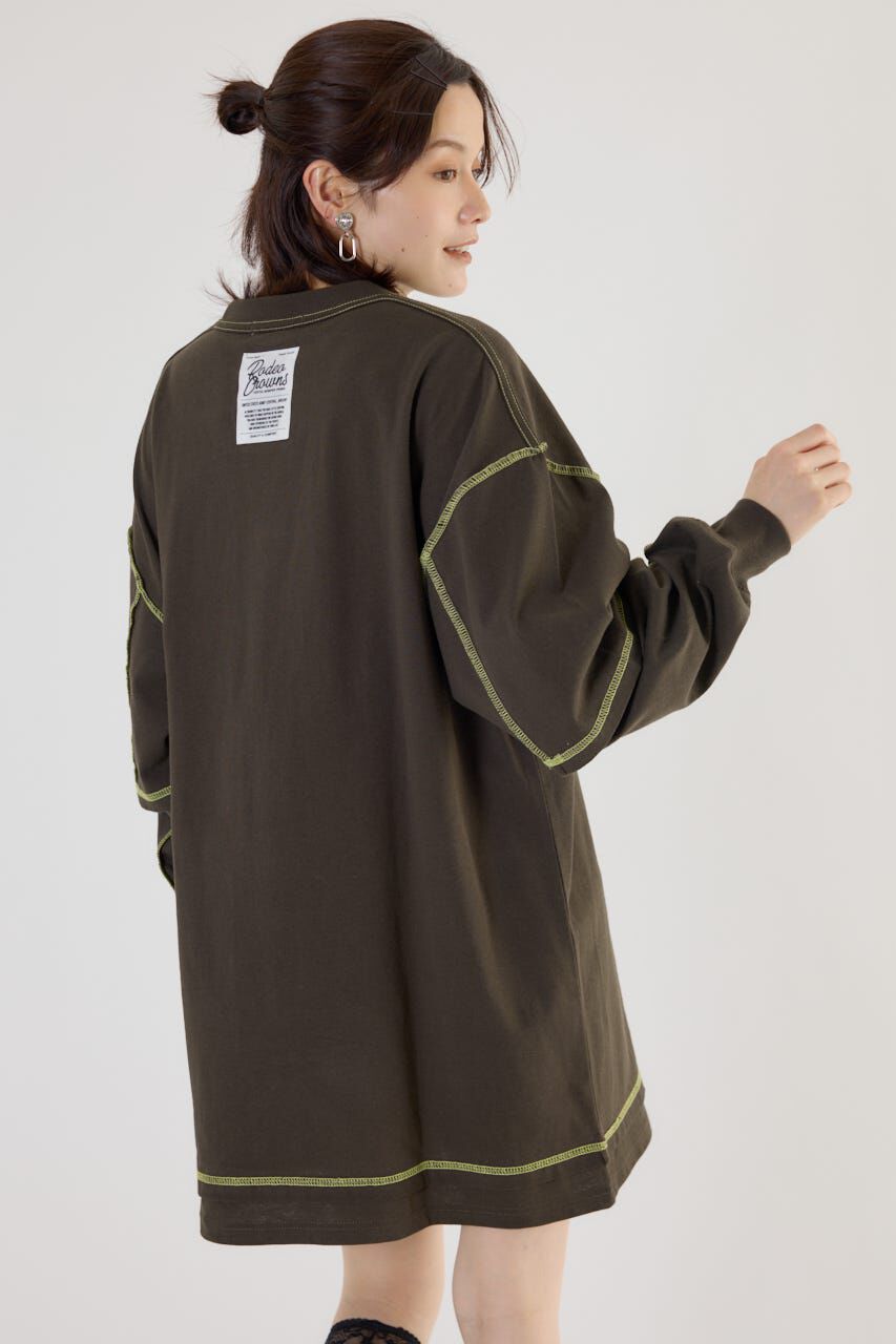 RODEO CROWNS「カラーステッチレイヤードワンピース」|ワンピース|