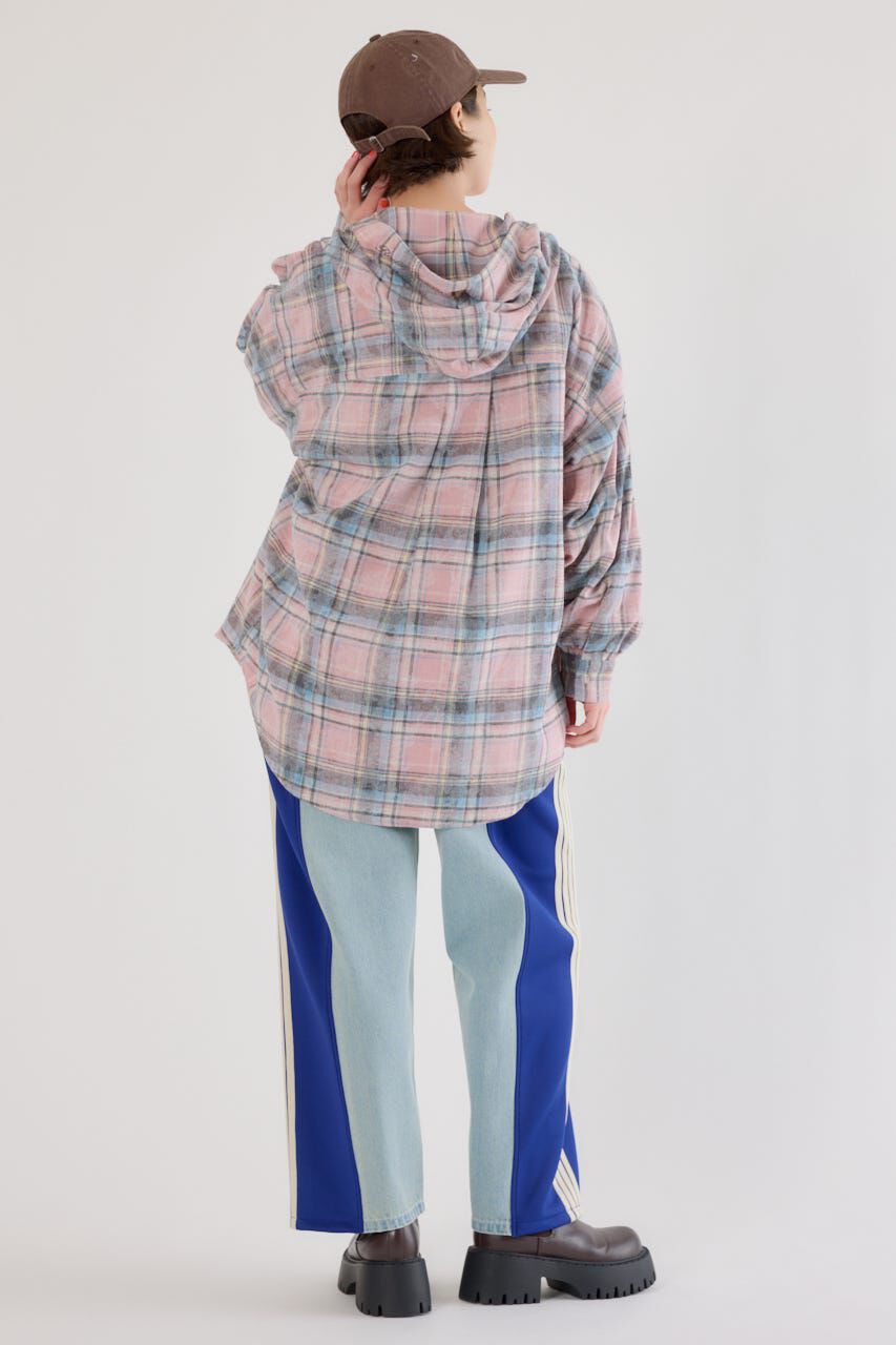 RODEO CROWNS「ヴィンテージチェックフードシャツ」|シャツ・ブラウス|