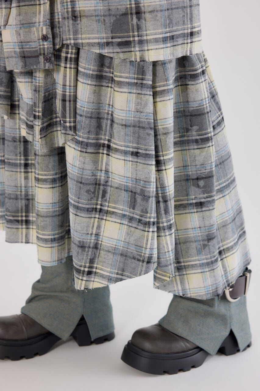 RODEO CROWNS「ヴィンテージチェックシャツスカート」|スカート|