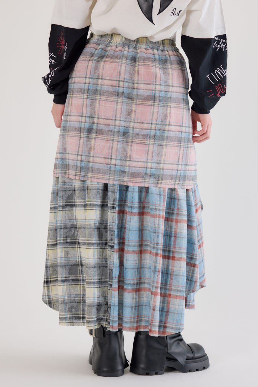 RODEO CROWNS「ヴィンテージチェックシャツスカート」|スカート|