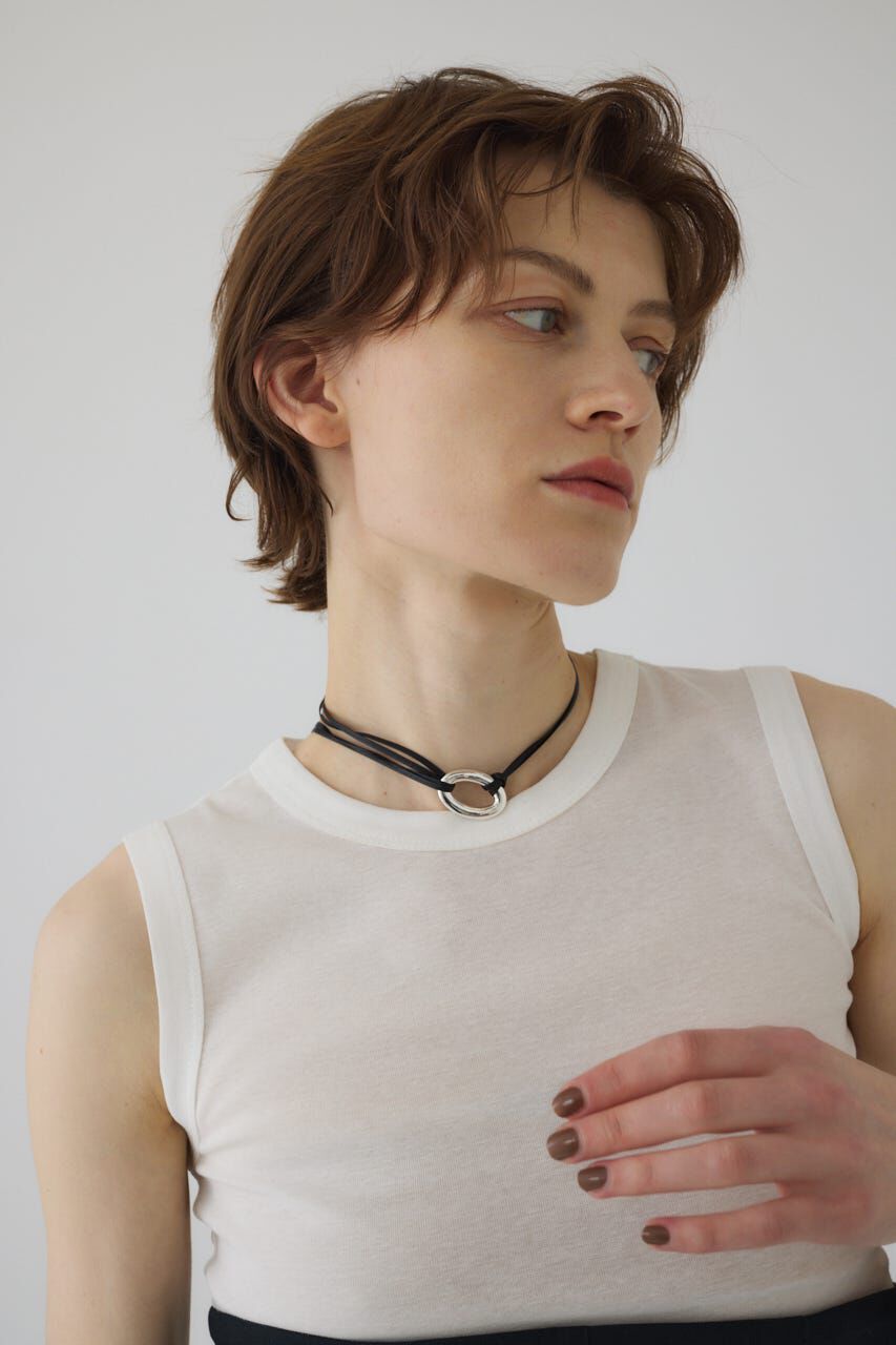 RIM.ARK 「Through hole stone N/C」|ネックレス|