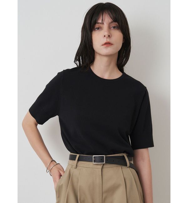 ELENDEEK「HIGH TWIST HALF SL KT」|ニット・セーター|ブラック