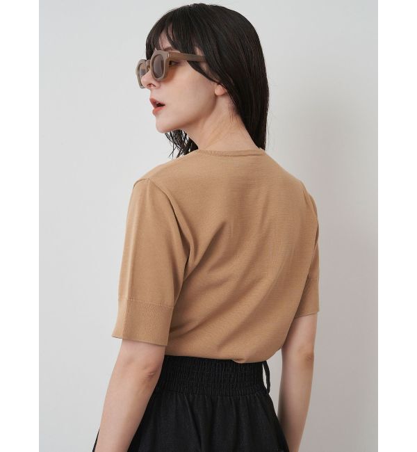 ELENDEEK「HIGH TWIST HALF SL KT」|ニット・セーター|ベージュ