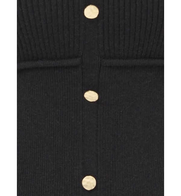 RESEXXY「ゴールドボタンタイトニットワンピース」|ワンピース|