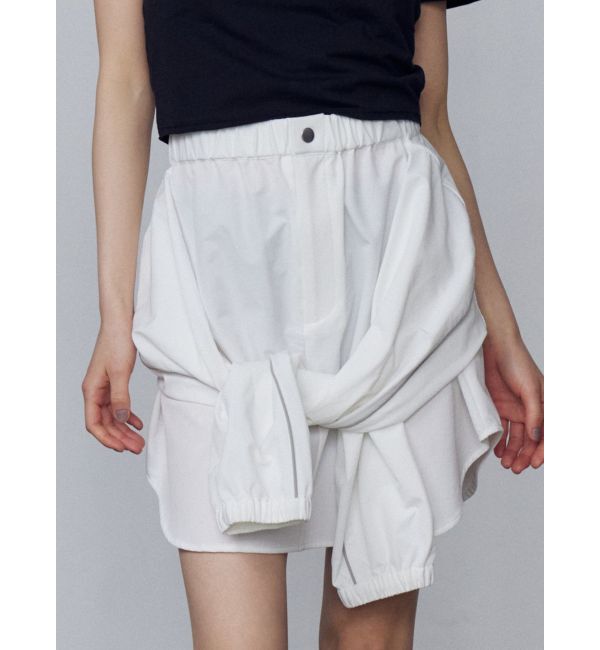EMODA「ラップレイヤードスカート」|スカート|ホワイト