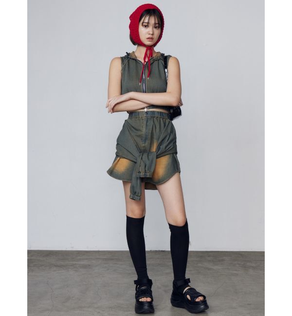 EMODA「ラップレイヤードスカート」|スカート|