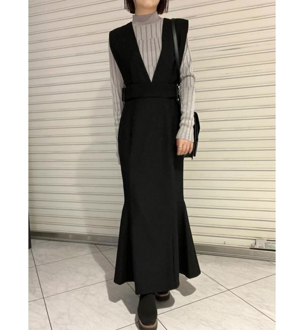 MURUA「サイドベルトジャンパースカート」|ジャンパースカート|