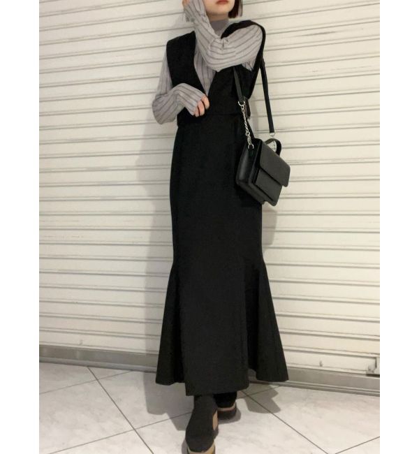 MURUA「サイドベルトジャンパースカート」|ジャンパースカート|