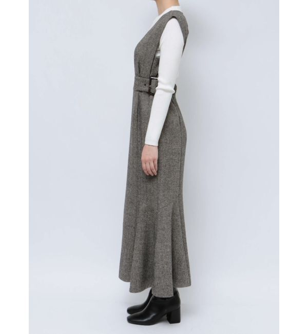 MURUA「サイドベルトジャンパースカート」|ジャンパースカート|