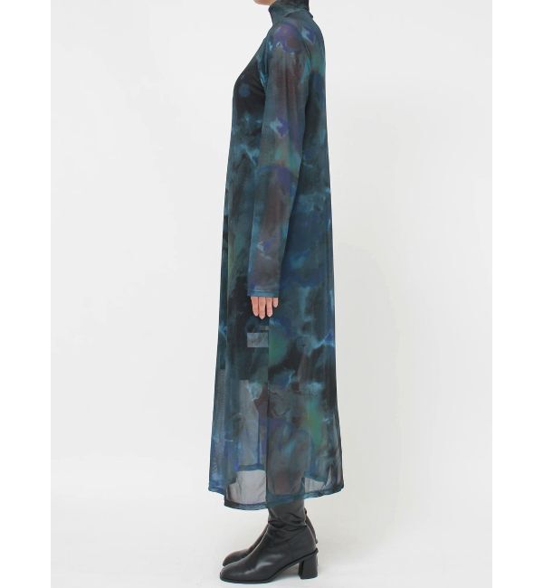 MURUA「ニュアンスパターンシアーワンピース」|ワンピース|