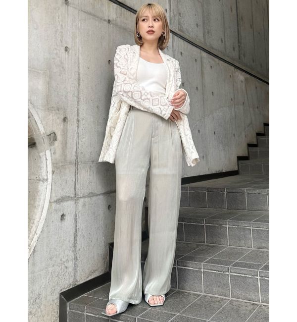 MURUA「レースシアージャケット【セットアップ着用可】【WEB限定】」|テーラードジャケット|