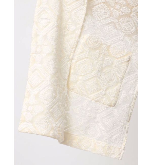 MURUA「レースシアージャケット【セットアップ着用可】【WEB限定】」|テーラードジャケット|