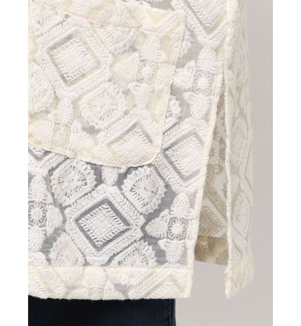 MURUA「レースシアージャケット【セットアップ着用可】【WEB限定】」|テーラードジャケット|