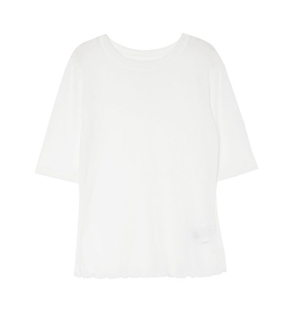 LAGUNAMOON「ソフトリブカットトップス」|Tシャツ・カットソー|アイボリー