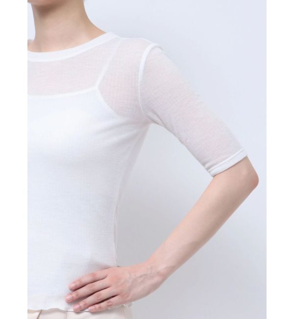 LAGUNAMOON「ソフトリブカットトップス」|Tシャツ・カットソー|