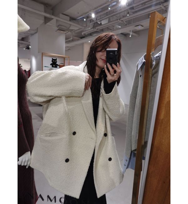 ネップツイードオーバージャケットコート（LAGUNAMOON）｜ルミネの