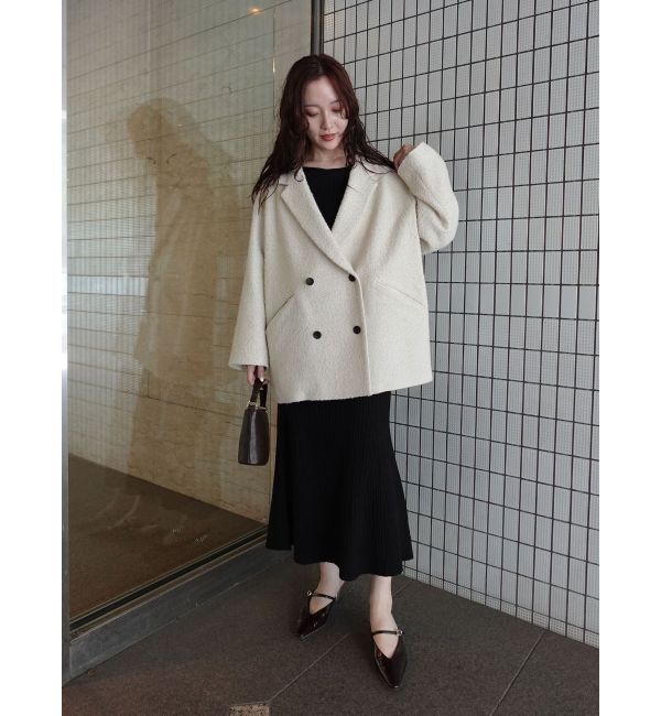 ツィードオーバージャケットコート ネップツイードオーバージャケットコート（LAGUNAMOON）｜ルミネの