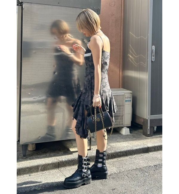 EVRIS「バックルモチーフショートブーツ」|ショートブーツ|