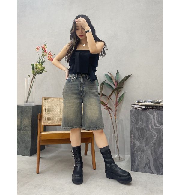 EVRIS「バックルモチーフショートブーツ」|ショートブーツ|