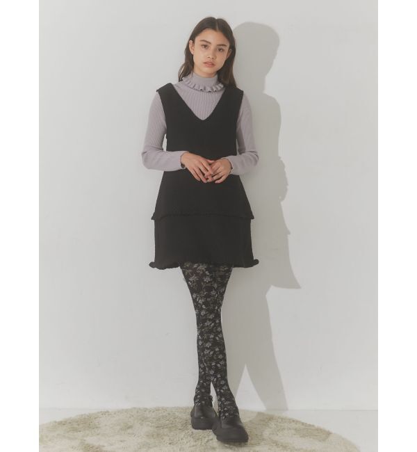 merry jenny「ツイードミニジャンスカ」|ジャンパースカート|