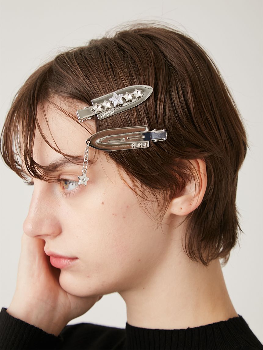 FURFUR「スターモチーフヘアピンセット」|ヘアバンド|