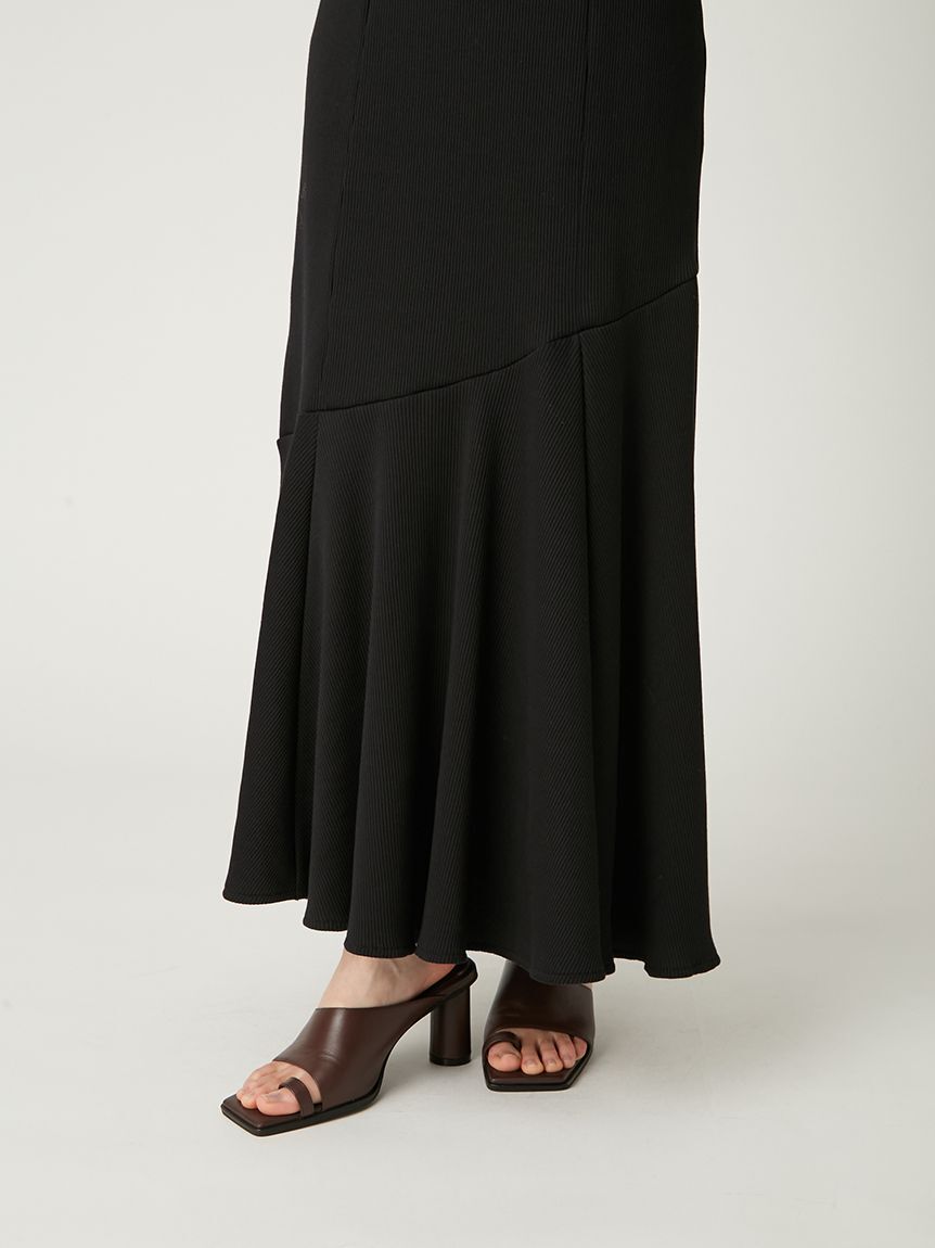 FRAY I.D「アシメヘムカットリブタンクワンピース／ウォッシャブル」|ワンピース|