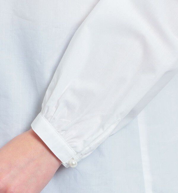 MACKINTOSH PHILOSOPHY「コットンシルクフリルカラーブラウス」|シャツ・ブラウス|