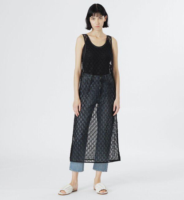  「クロシェレースタンクワンピース」|ワンピース|