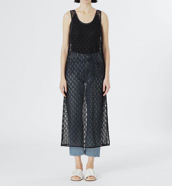  「クロシェレースタンクワンピース」|ワンピース|