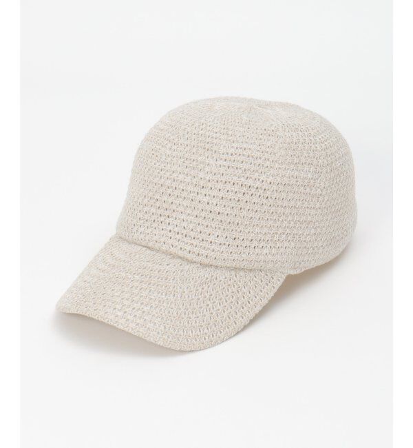 ikka「透かし柄編みキャップ」|その他|