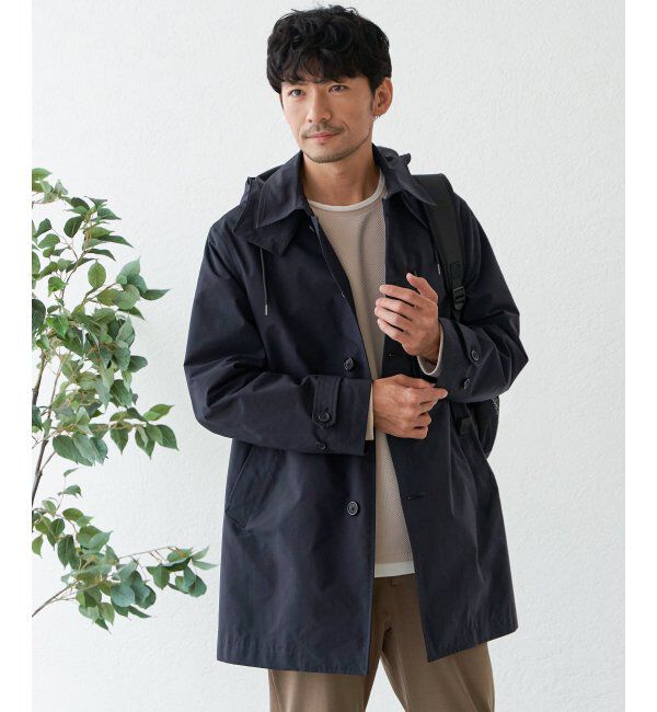 IKKA LOUNGE「撥水フードステンカラーコート」|その他|