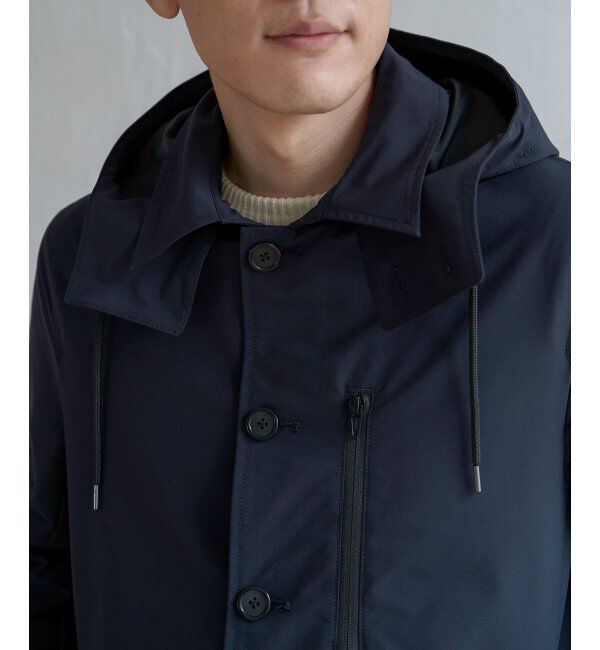 IKKA LOUNGE「撥水フードステンカラーコート」|その他|