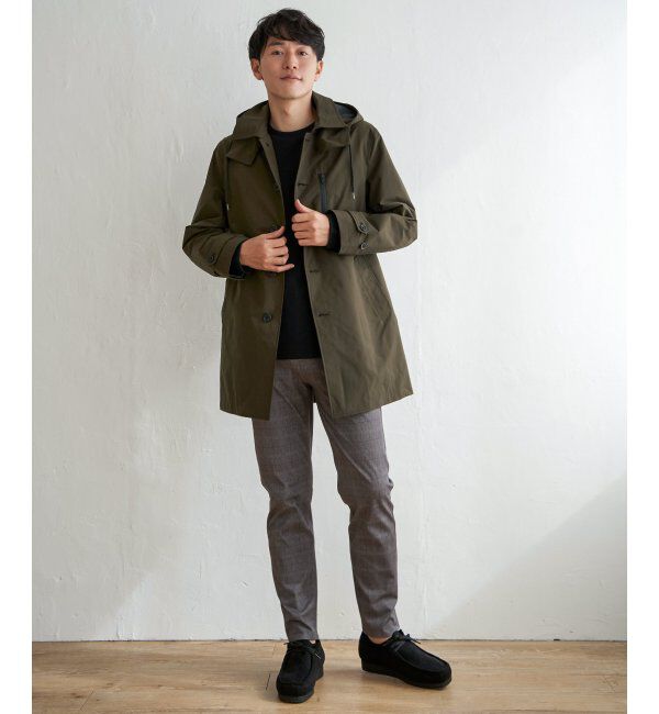 IKKA LOUNGE「撥水フードステンカラーコート」|その他|