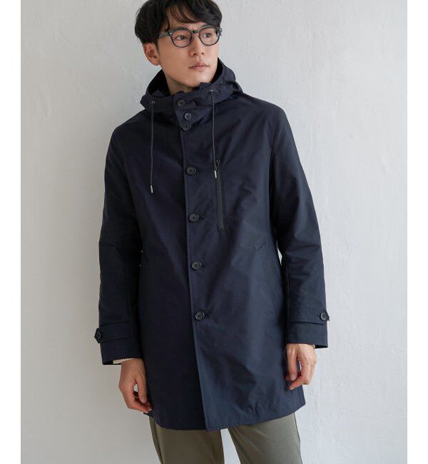 IKKA LOUNGE「撥水フードステンカラーコート」|その他|