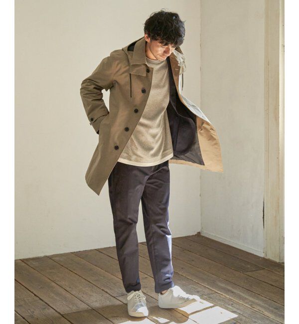 IKKA LOUNGE「撥水フードステンカラーコート」|その他|