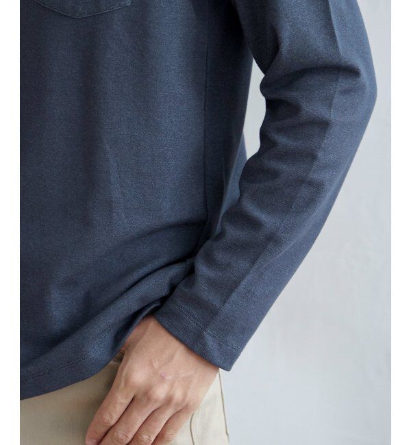 ikka「ライトダンボールダブルフェイスロンT」|Tシャツ・カットソー|