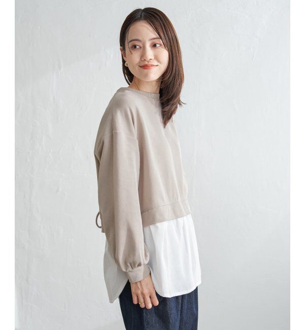 ikka「ポンチ切り替えレイヤードプルオーバー」|その他|