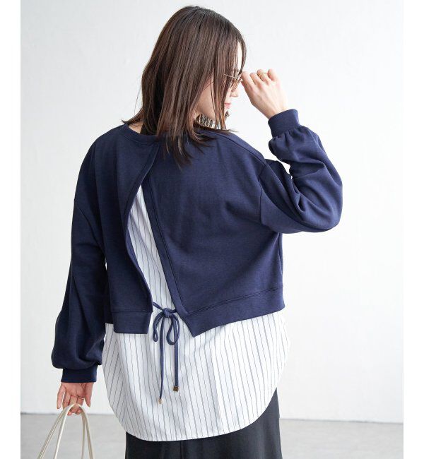 ikka「ポンチ切り替えレイヤードプルオーバー」|その他|