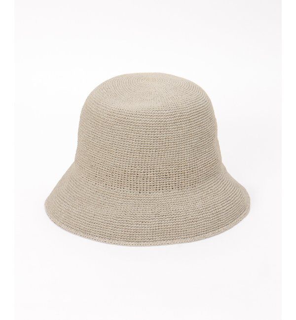 ikka「雑材細こま編みハット」|その他|