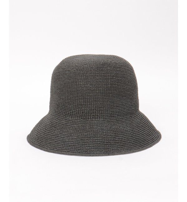 ikka「雑材細こま編みハット」|その他|