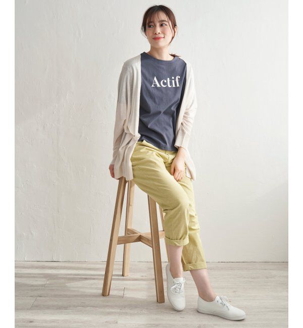 Lbc with Life「リネンライクトッパーカーディガン」|カーディガン|