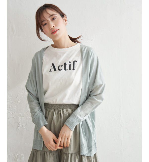 Lbc with Life「リネンライクトッパーカーディガン」|カーディガン|