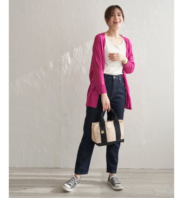 Lbc with Life「リネンライクトッパーカーディガン」|カーディガン|