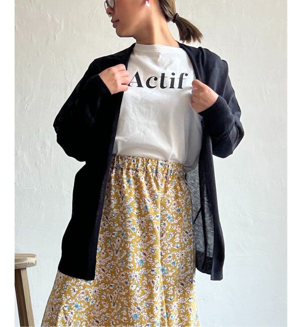 Lbc with Life「リネンライクトッパーカーディガン」|カーディガン|