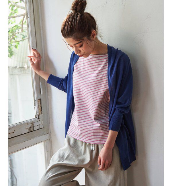 Lbc with Life「リネンライクトッパーカーディガン」|カーディガン|